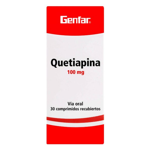 Quetiapina 100 Mg 30 Tbs Gf