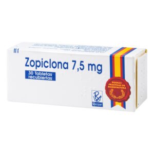 Zopiclona 7.5 Mg 30 Tabletas Rc