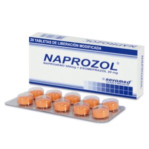 Naprozol 500 Mg 20 Tabletas