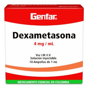 Dexametasona 4 Mg /1ml 10 Ampollas Gf