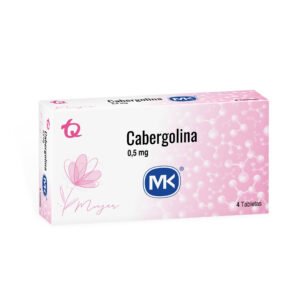 Cabergolina 0.5 Mg 4 Tabletas Mk
