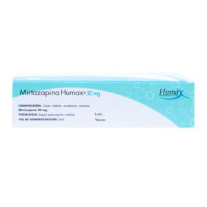 Mirtazapina 30 Mg 30 Tbs Humax