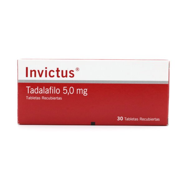 Invictus Tadalafilo 5 Mg 30 Tbs Recub