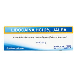 Lidocaina Hcl 2% Jalea Esteril 30 G