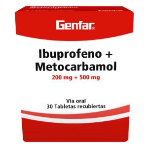 Ibuprofeno+Metocarbamol 30 Tabletas Gf