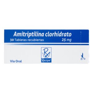 Amitriptilina 25 Mg 30 Tabletas Rc