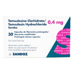 Tamsulosina 0.4 Mg 30 Cap Sz