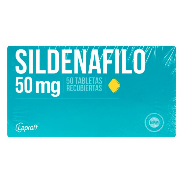 Sildenafilo 50 Mg 50 Tabletas Lp
