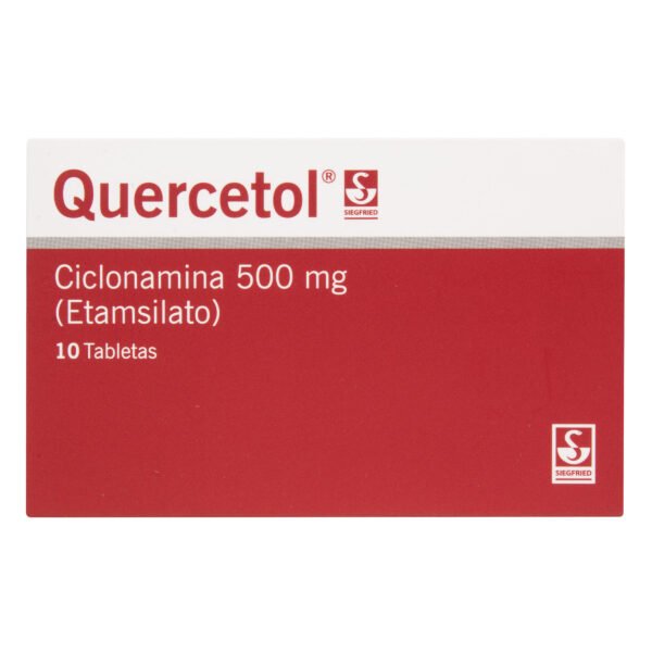 Quercetol 500 Mg 10 Tabletas