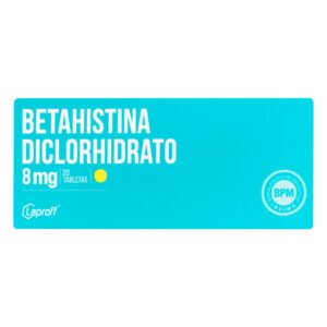 Betahistina 8 Mg 20 Tabletas Lp