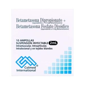 Betametasona Fosfato/Dipro 2ml 10 Amp Pc