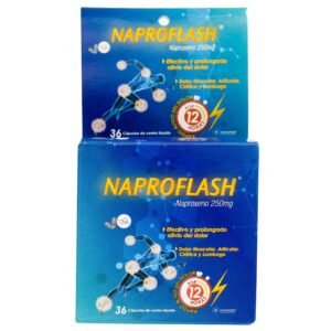 Naproflash 250 Mg 36 Capsulas