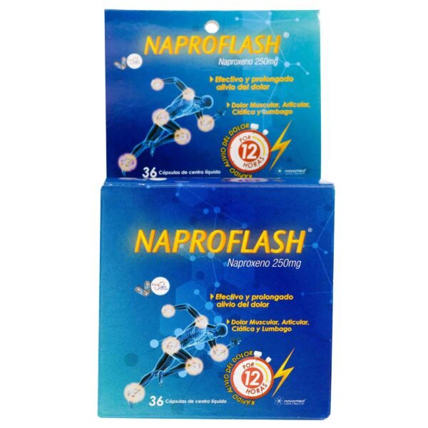 Naproflash 250 Mg 36 Capsulas