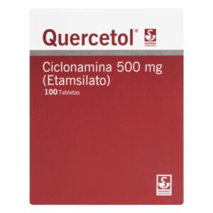 Quercetol 500 Mg 100 Tabletas