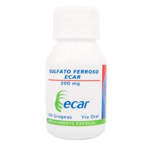 Sulfato Ferroso 200 Mg 100 Grageas Ec