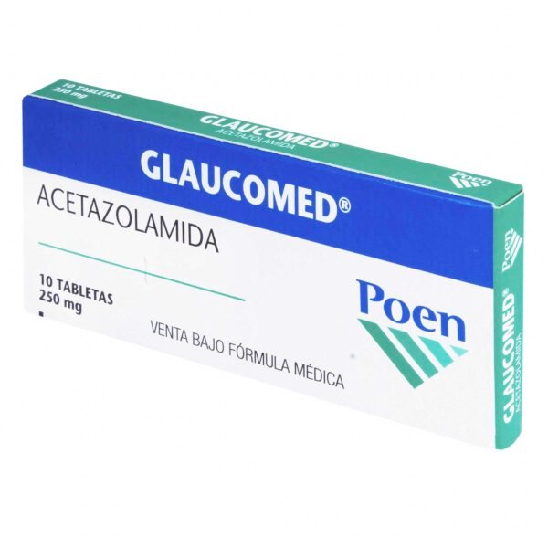 Glaucomed 250 Mg 10 Tabletas