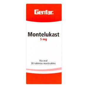 Montelukast 5 Mg 30 Tabletas Gf