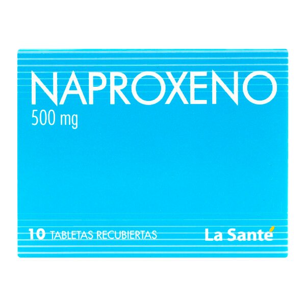 Naproxeno 500 Mg 10 Tabletas Ls