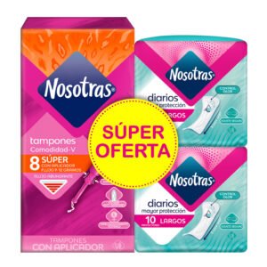 Tamp.Nosotras.Apli.Sup.8un+2pro.Lar.S.Of