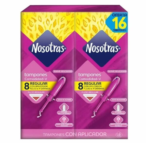Tampon Nosotras Aplicador Regular 16 Und