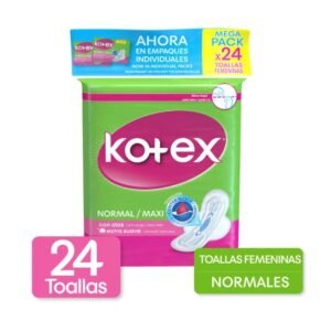 Toallas Kotex Normal 24 Unidades