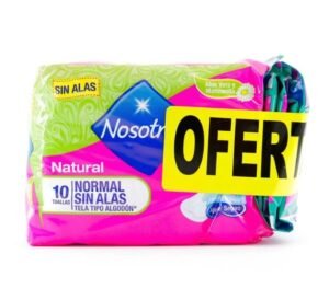 Toa.Nosotras Normal Natu 10 Und+5prot