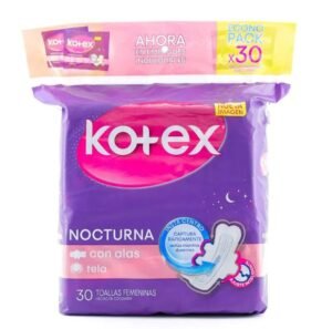 Toa.Kotex Nocturna Tela 30 Und