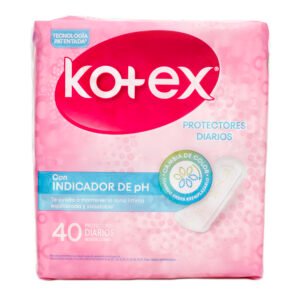 Prot.Diarios Kotex Indicador Ph 40 Unds