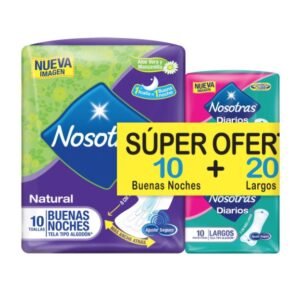 Toa.Nosotras B.Noches 10und+Pro.Lar.20un