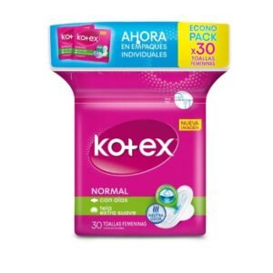 Toallas Kotex Fem Normal Tela 30 Und