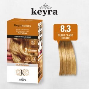 Tinte Keyra Kit 8.3 Rubio Claro Dorado