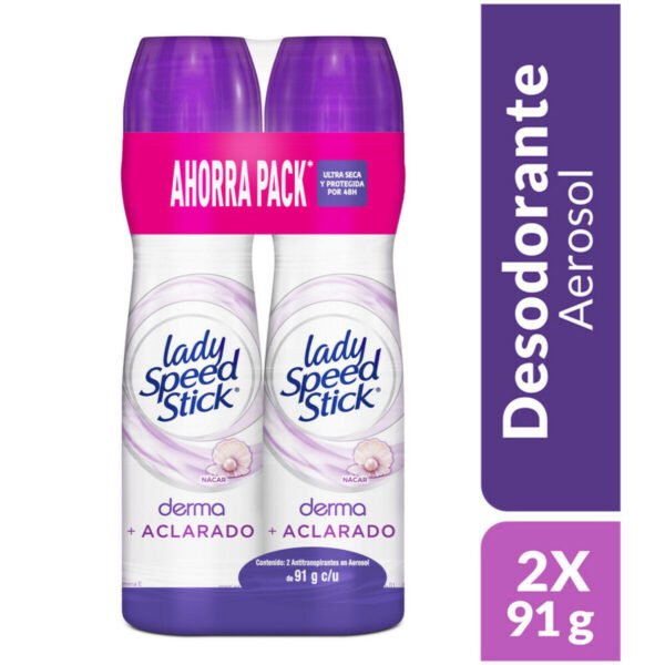 2 Dte.Lady Spray Derma Aclarad.91gr Pack