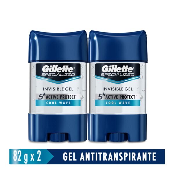 2 Dte.Gillette Gel Cool Wave 82 Gr