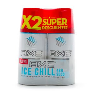 2 Dte Axe Seco Spray Ice Chill 152 Ml