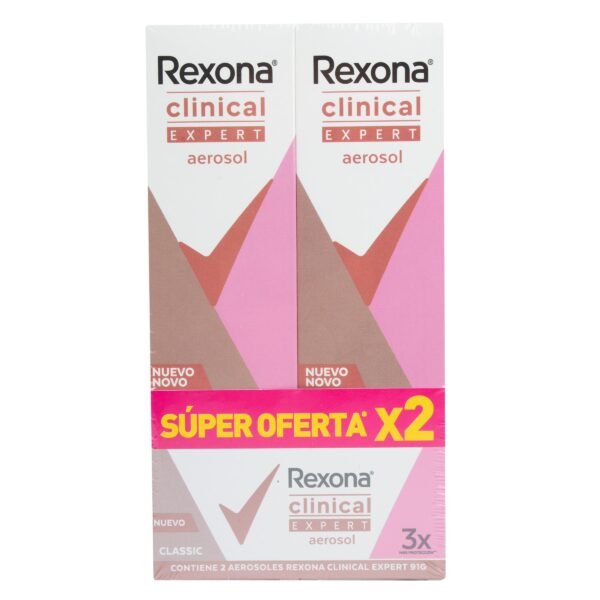 2 Dte Rexona Aer Clin Class Exper 91gr M