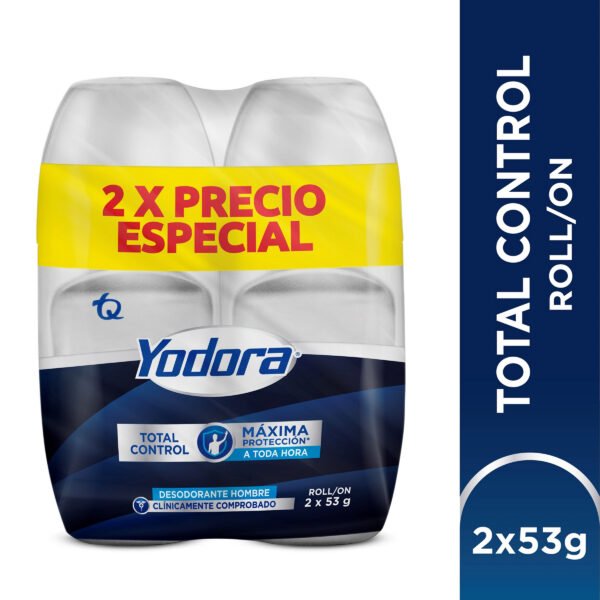 2 Dte Yodora Roll Tot Control 53gr P.E H