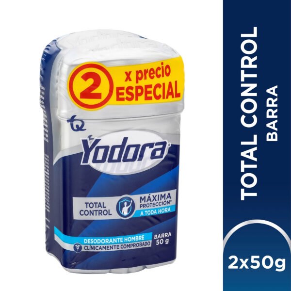 2 Dte Yodora Bar Tota Control 50gr P.E H