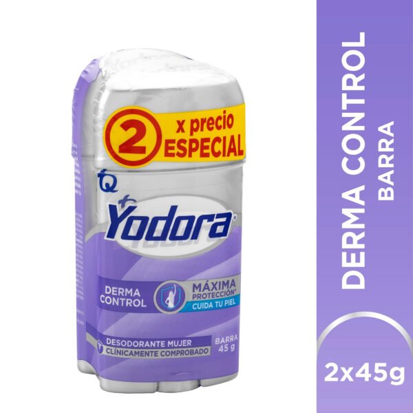 2 Dte Yodora Bar Derm Control 45 G P.E M