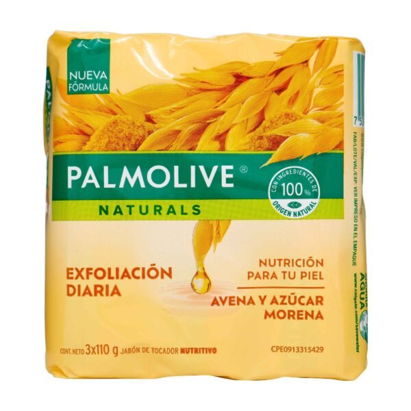 3 Jab.Palmolive Avena.Azucar Morena 110g