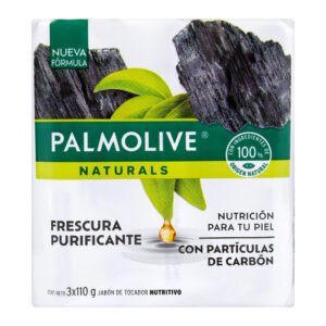 3 Jab.Palmolive Nat.Carbon 110 Gr