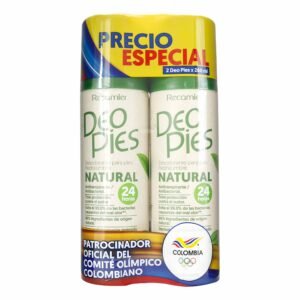 2 Dte Deo Pies Piedra Alumbre 260ml