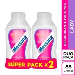 2 Talco Mexsana Lady 85 Gr P.E