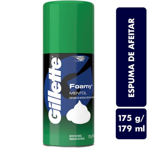 Espuma De Afeitar Foamy Menthol 175 Gr
