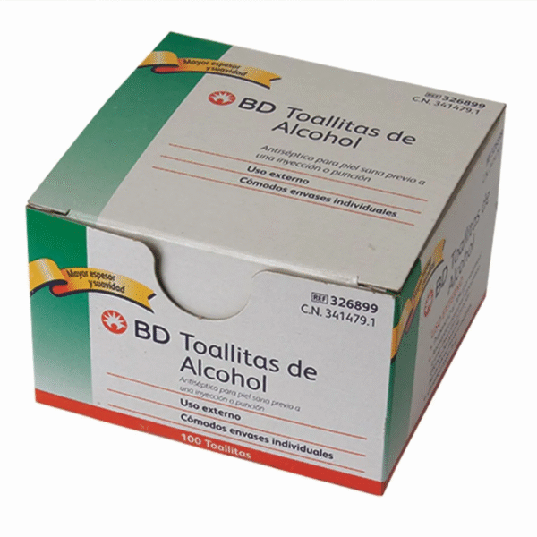 Panitos C.Alcohol Bd 100 Und