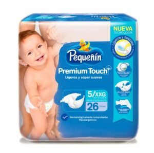 Pan.Pequenin Premium Touch Et.5xxg 26uds