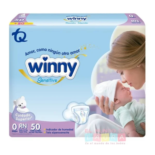 Pañ.Winny Sensitive Rn. Et.0 X 50 Unds